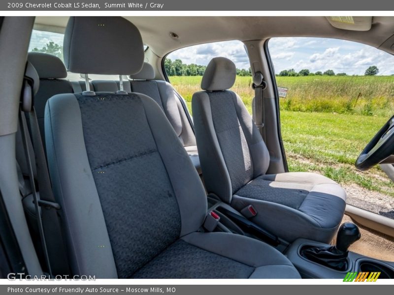 Summit White / Gray 2009 Chevrolet Cobalt LS Sedan