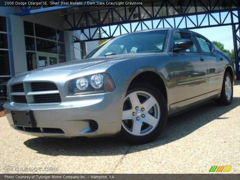 Silver Steel Metallic / Dark Slate Gray/Light Graystone 2006 Dodge Charger SE