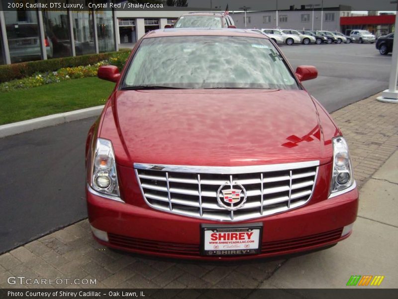 Crystal Red / Shale/Cocoa 2009 Cadillac DTS Luxury