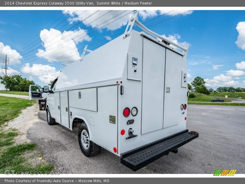 Summit White / Medium Pewter 2014 Chevrolet Express Cutaway 3500 Utility Van