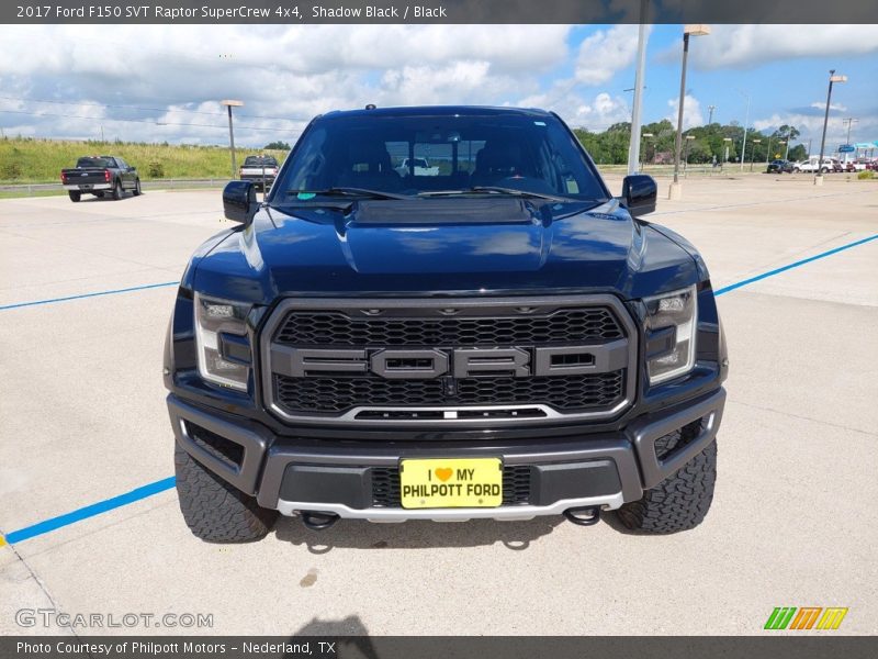 Shadow Black / Black 2017 Ford F150 SVT Raptor SuperCrew 4x4