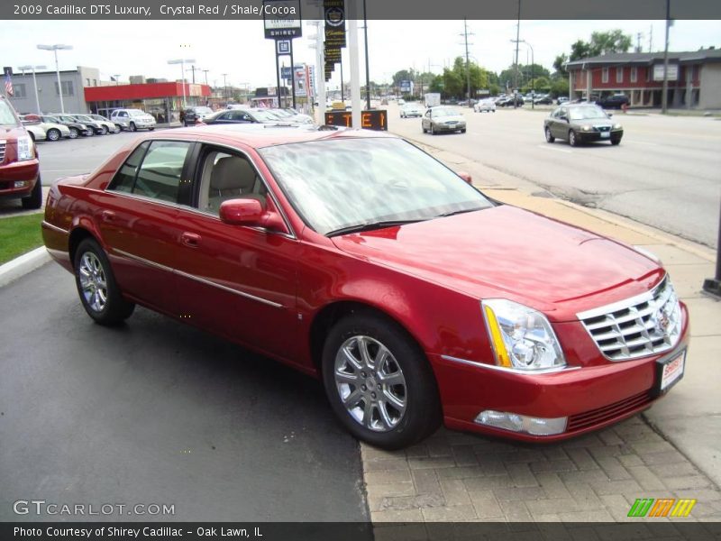 Crystal Red / Shale/Cocoa 2009 Cadillac DTS Luxury