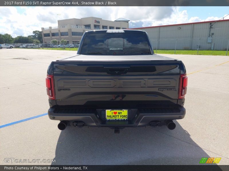 Shadow Black / Black 2017 Ford F150 SVT Raptor SuperCrew 4x4