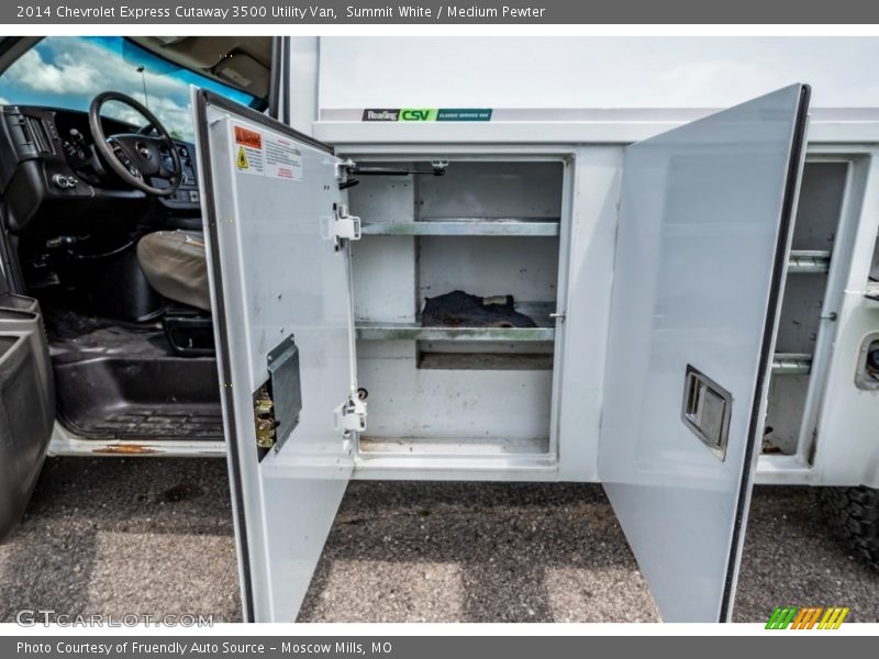 Summit White / Medium Pewter 2014 Chevrolet Express Cutaway 3500 Utility Van