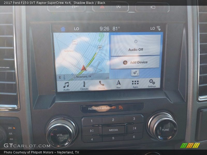 Shadow Black / Black 2017 Ford F150 SVT Raptor SuperCrew 4x4