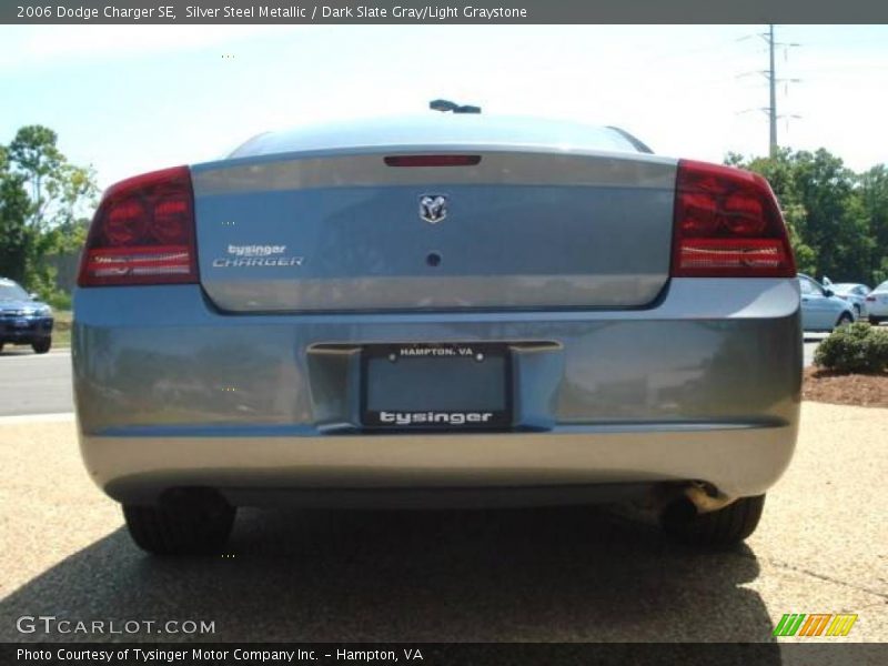 Silver Steel Metallic / Dark Slate Gray/Light Graystone 2006 Dodge Charger SE