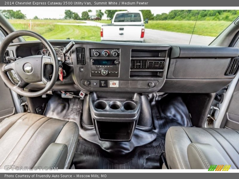 Summit White / Medium Pewter 2014 Chevrolet Express Cutaway 3500 Utility Van