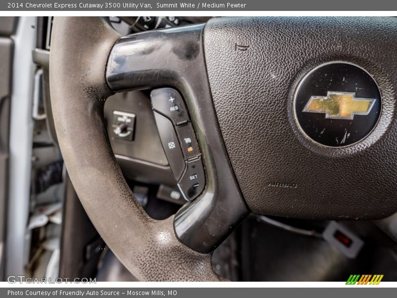 Summit White / Medium Pewter 2014 Chevrolet Express Cutaway 3500 Utility Van