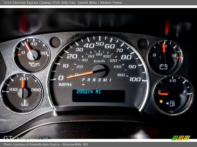 Summit White / Medium Pewter 2014 Chevrolet Express Cutaway 3500 Utility Van