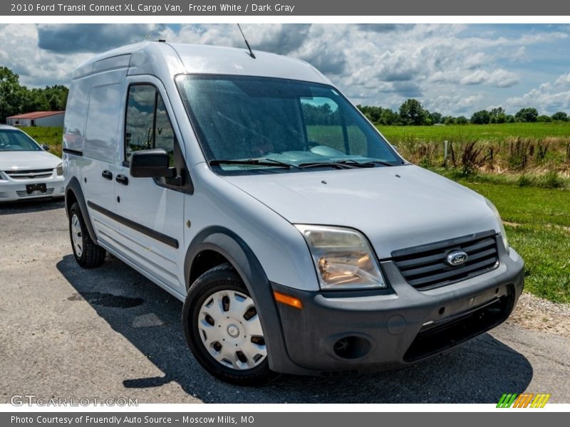 Frozen White / Dark Gray 2010 Ford Transit Connect XL Cargo Van