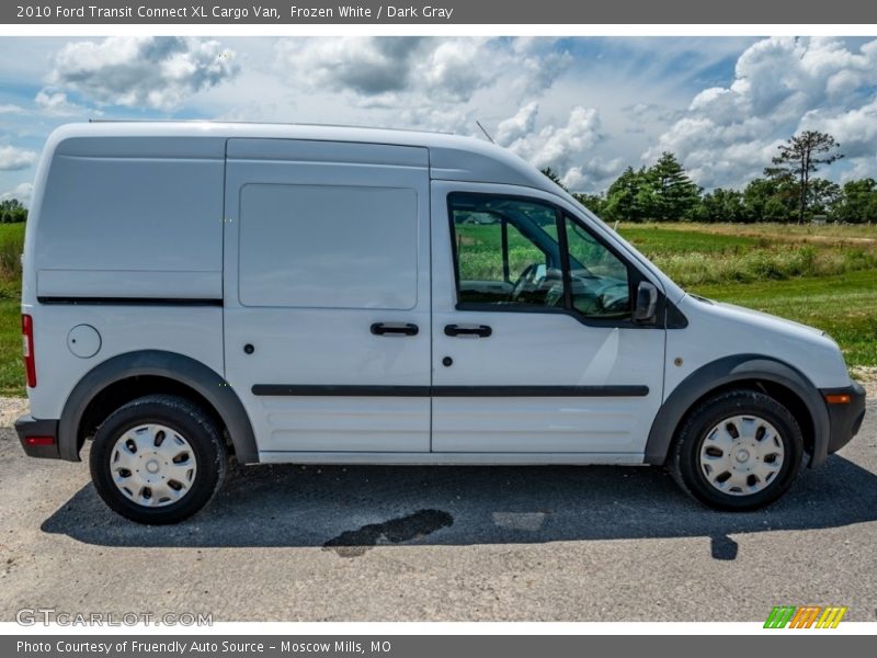 Frozen White / Dark Gray 2010 Ford Transit Connect XL Cargo Van