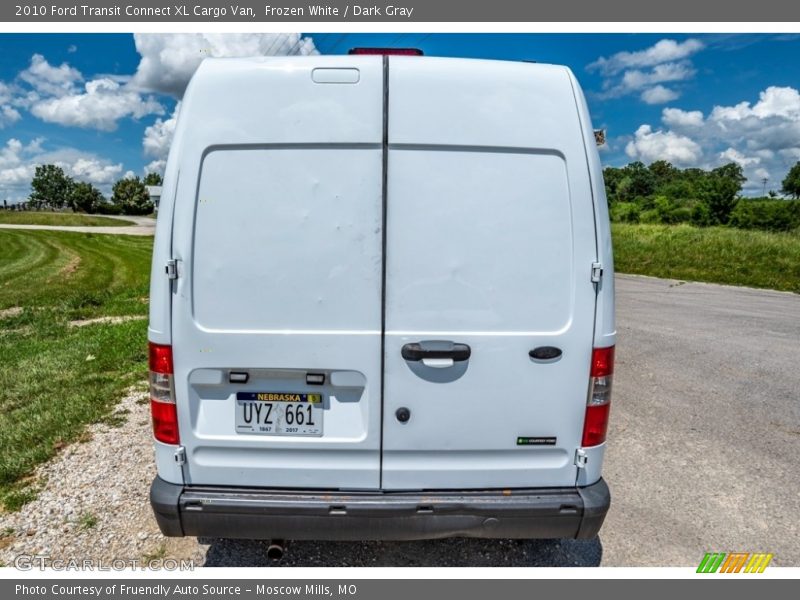Frozen White / Dark Gray 2010 Ford Transit Connect XL Cargo Van