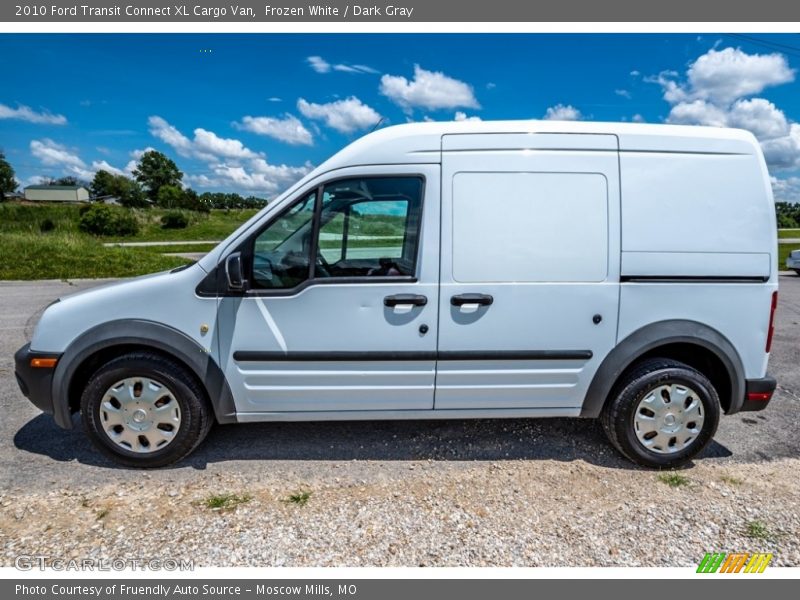 Frozen White / Dark Gray 2010 Ford Transit Connect XL Cargo Van