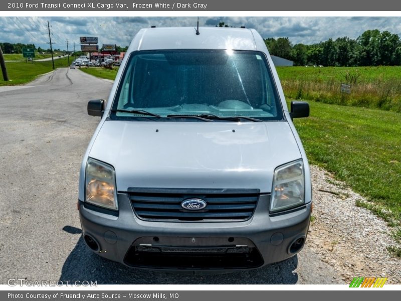 Frozen White / Dark Gray 2010 Ford Transit Connect XL Cargo Van