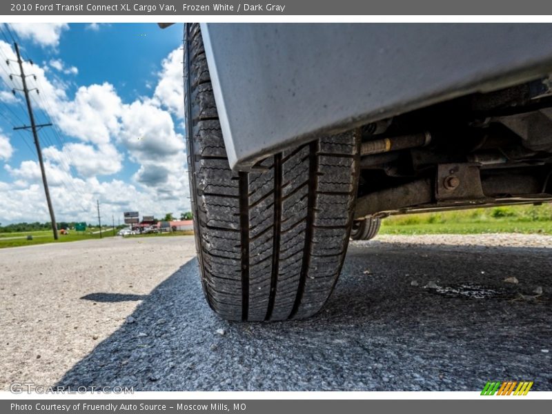 Frozen White / Dark Gray 2010 Ford Transit Connect XL Cargo Van