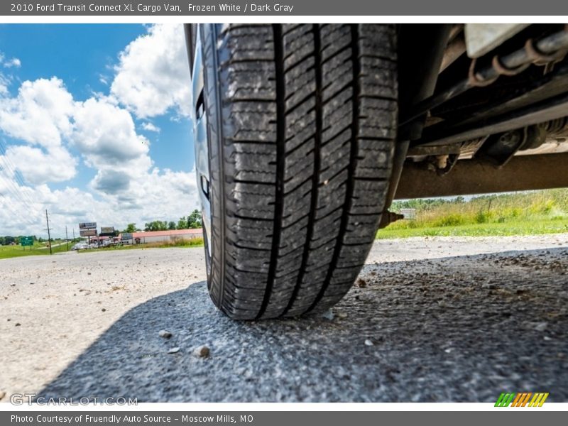 Frozen White / Dark Gray 2010 Ford Transit Connect XL Cargo Van