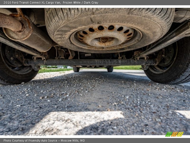 Frozen White / Dark Gray 2010 Ford Transit Connect XL Cargo Van