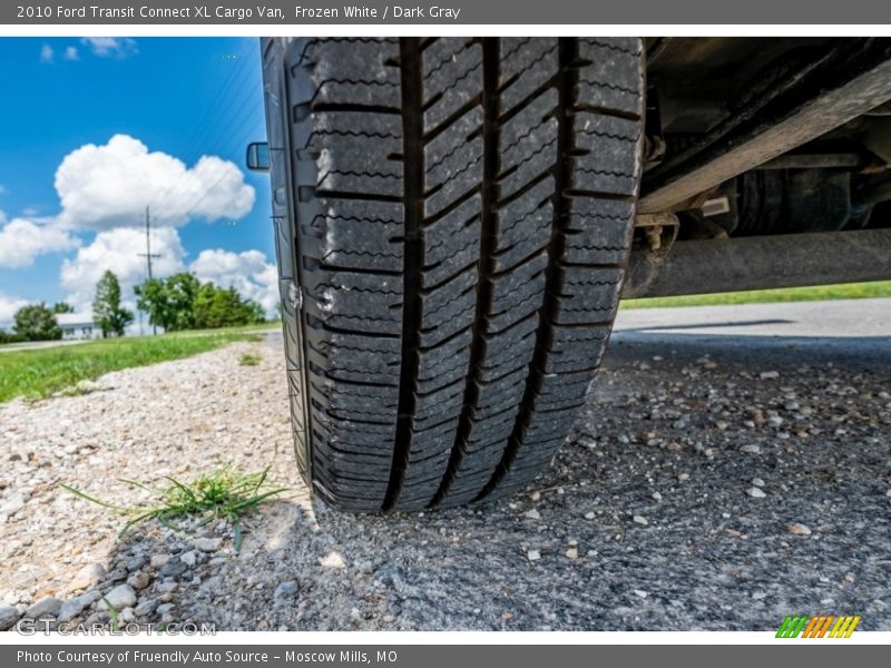 Frozen White / Dark Gray 2010 Ford Transit Connect XL Cargo Van