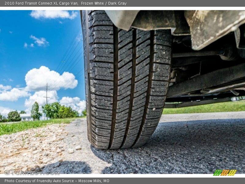 Frozen White / Dark Gray 2010 Ford Transit Connect XL Cargo Van