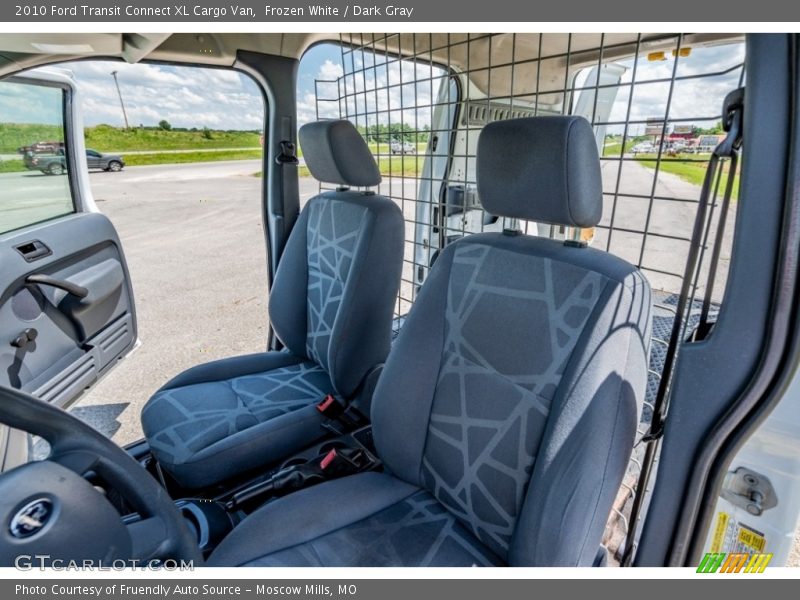 Frozen White / Dark Gray 2010 Ford Transit Connect XL Cargo Van