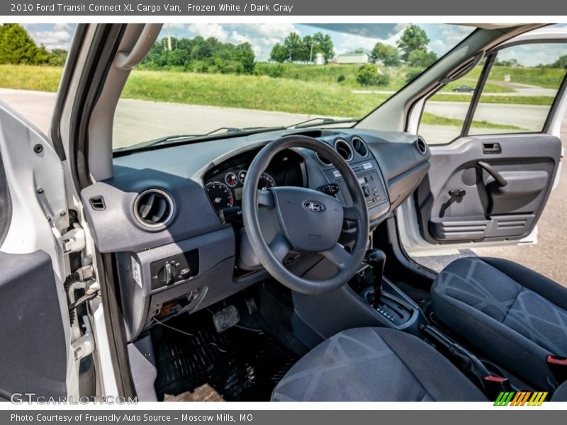 Frozen White / Dark Gray 2010 Ford Transit Connect XL Cargo Van