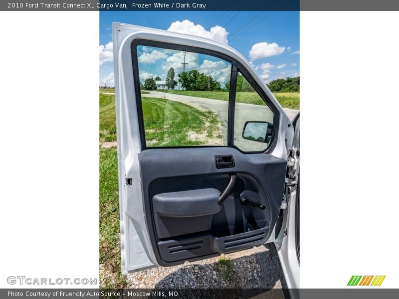 Frozen White / Dark Gray 2010 Ford Transit Connect XL Cargo Van