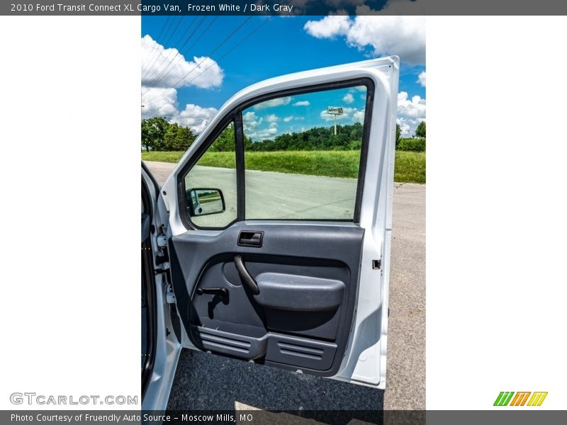 Frozen White / Dark Gray 2010 Ford Transit Connect XL Cargo Van