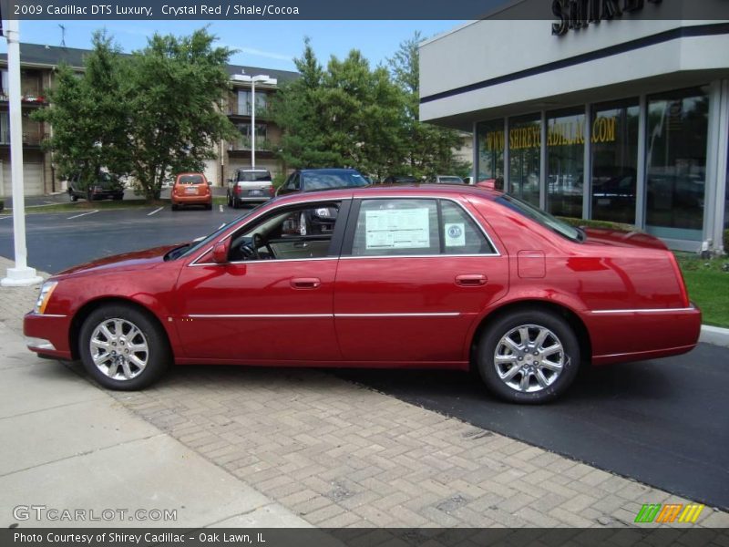 Crystal Red / Shale/Cocoa 2009 Cadillac DTS Luxury