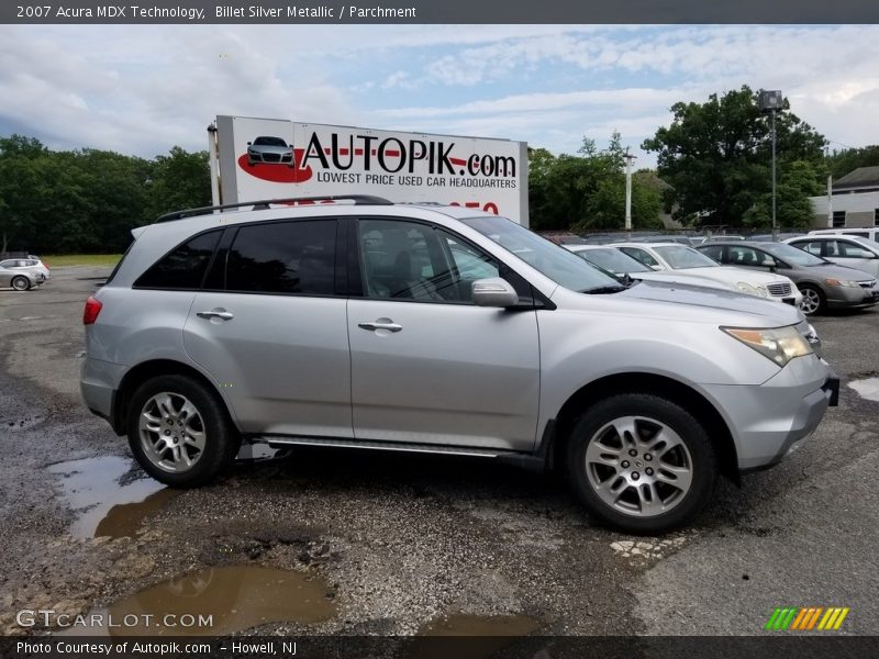 Billet Silver Metallic / Parchment 2007 Acura MDX Technology