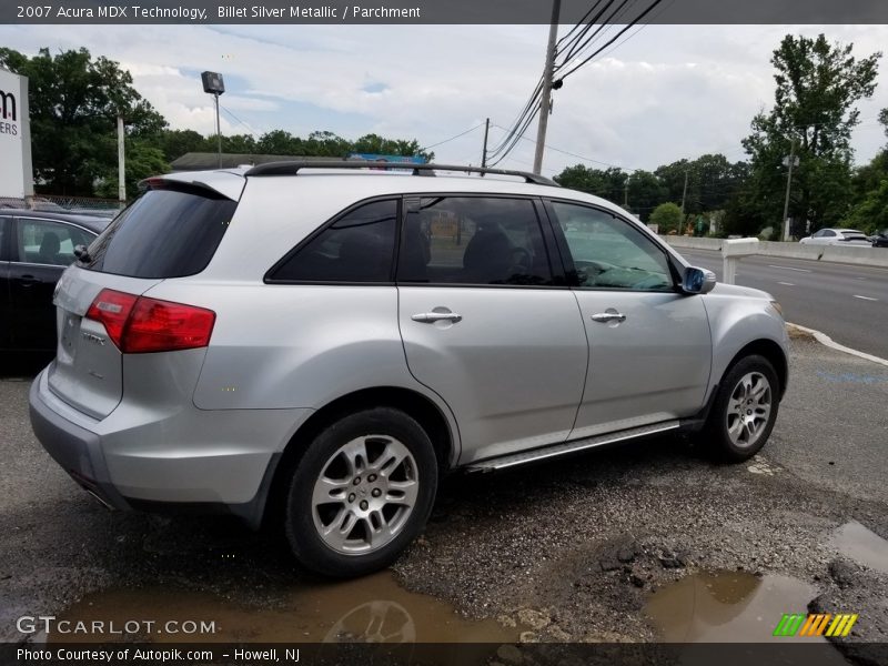 Billet Silver Metallic / Parchment 2007 Acura MDX Technology