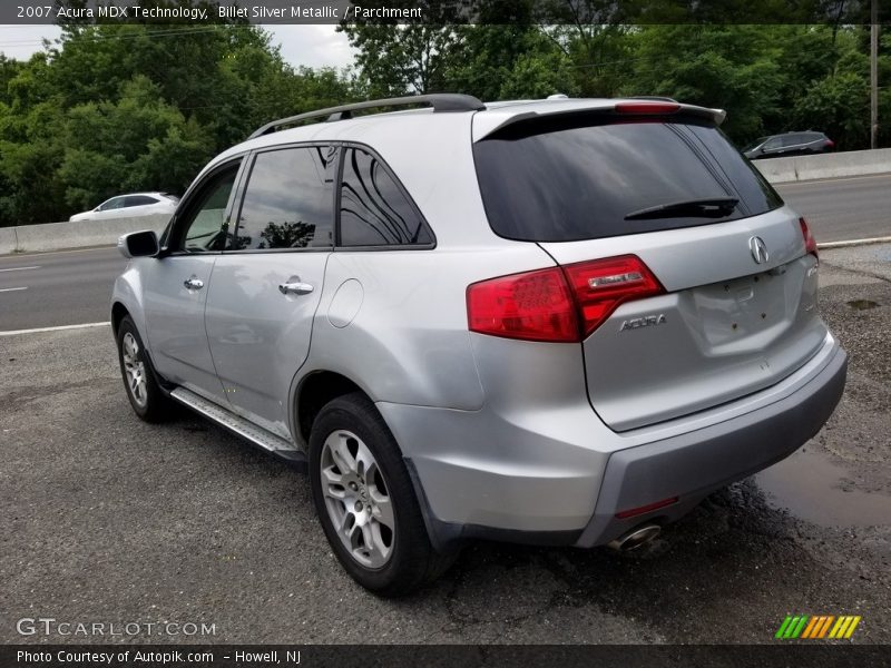 Billet Silver Metallic / Parchment 2007 Acura MDX Technology