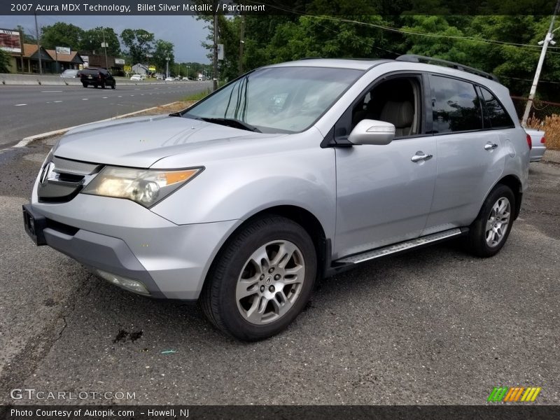 Billet Silver Metallic / Parchment 2007 Acura MDX Technology