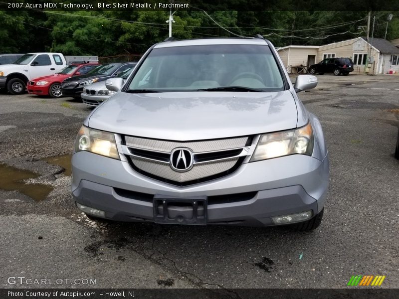 Billet Silver Metallic / Parchment 2007 Acura MDX Technology