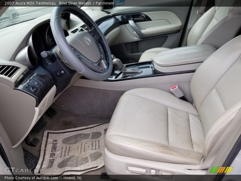 Billet Silver Metallic / Parchment 2007 Acura MDX Technology