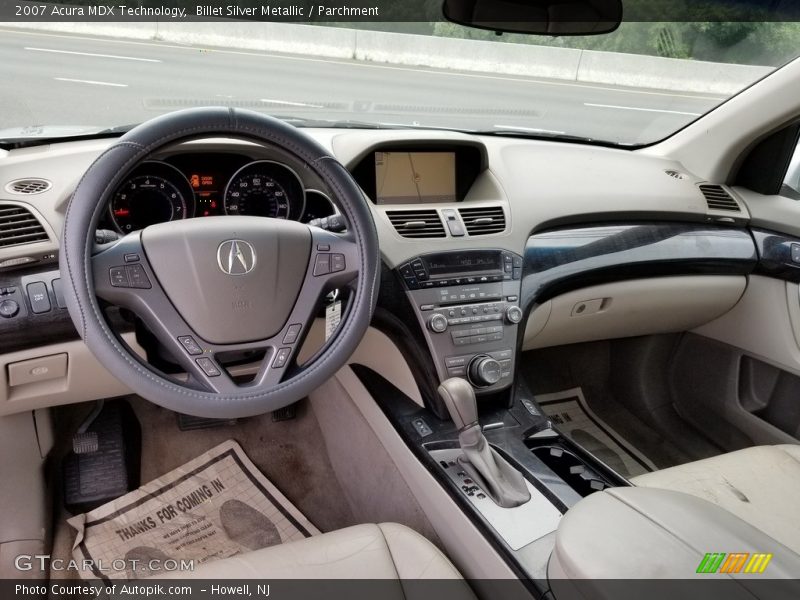 Billet Silver Metallic / Parchment 2007 Acura MDX Technology