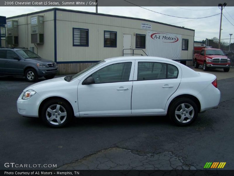 Summit White / Gray 2006 Chevrolet Cobalt LS Sedan