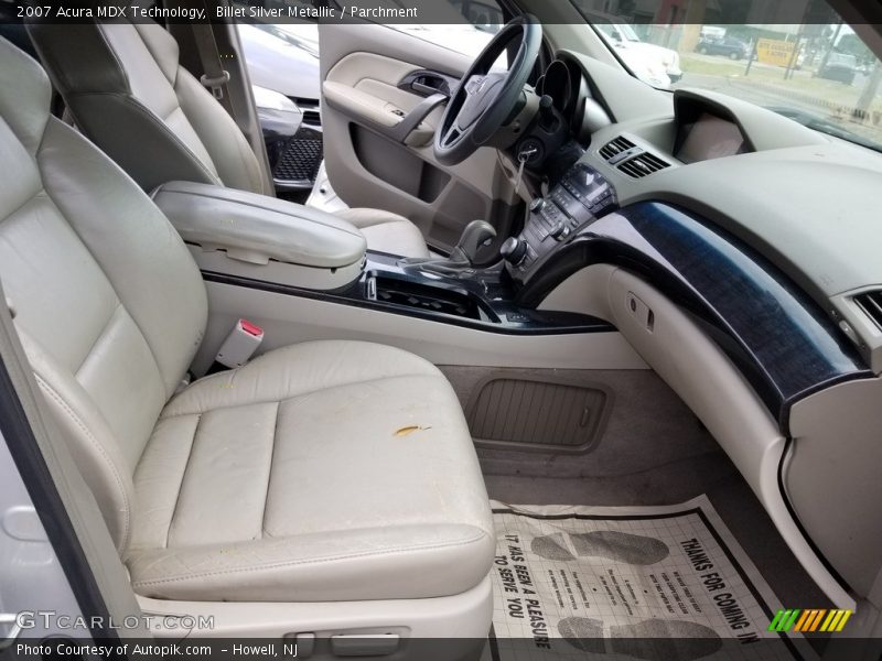 Billet Silver Metallic / Parchment 2007 Acura MDX Technology