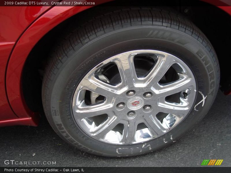 Crystal Red / Shale/Cocoa 2009 Cadillac DTS Luxury