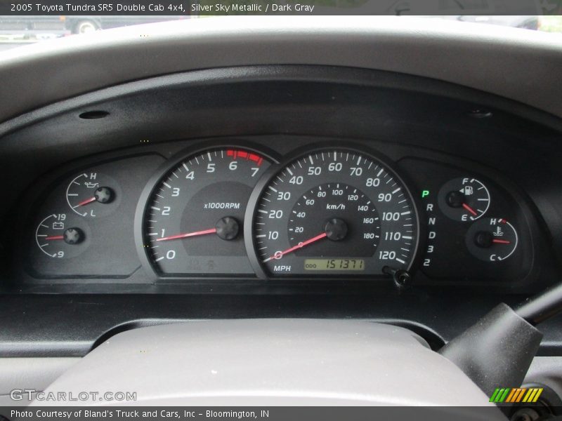 Silver Sky Metallic / Dark Gray 2005 Toyota Tundra SR5 Double Cab 4x4