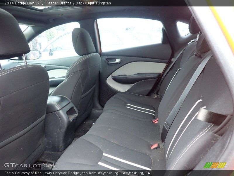 Header Orange / Black/Light Tungsten 2014 Dodge Dart SXT