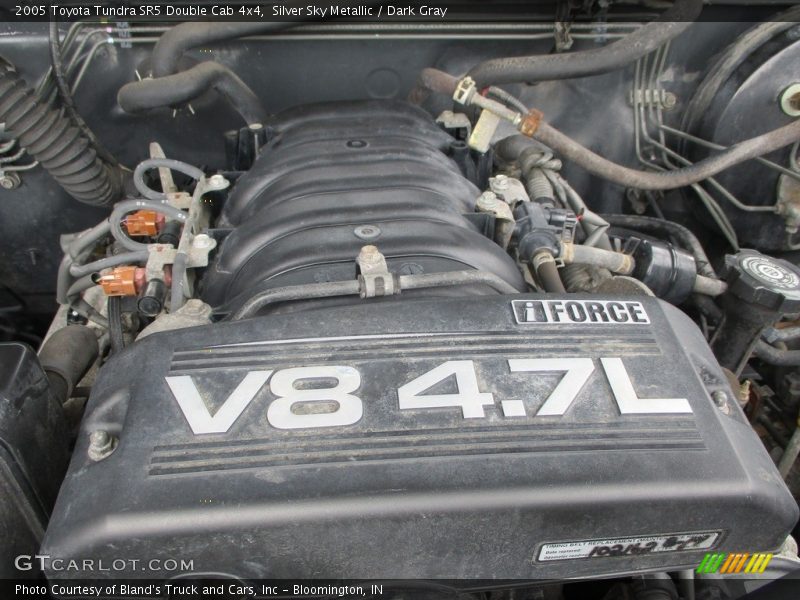 Silver Sky Metallic / Dark Gray 2005 Toyota Tundra SR5 Double Cab 4x4