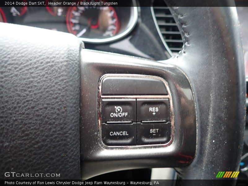 Header Orange / Black/Light Tungsten 2014 Dodge Dart SXT