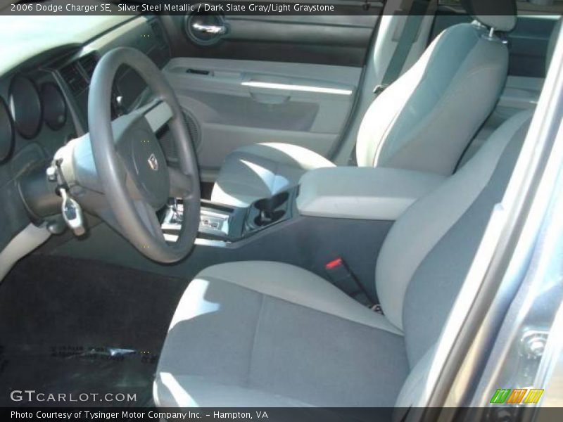 Silver Steel Metallic / Dark Slate Gray/Light Graystone 2006 Dodge Charger SE