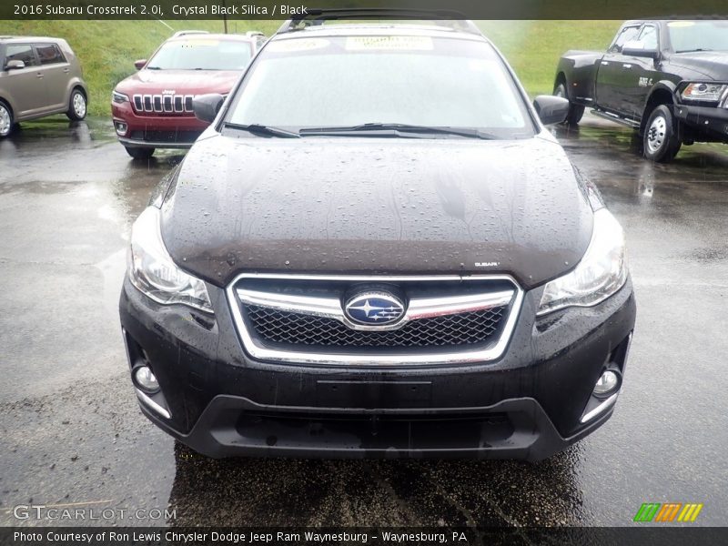 Crystal Black Silica / Black 2016 Subaru Crosstrek 2.0i