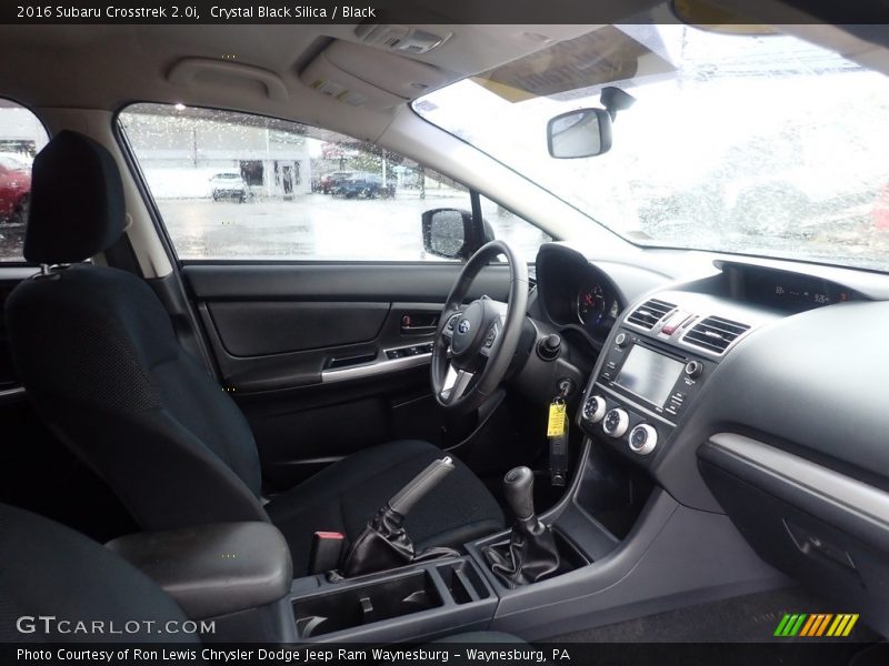 Crystal Black Silica / Black 2016 Subaru Crosstrek 2.0i