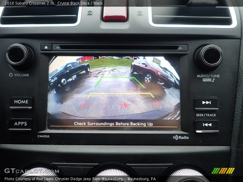 Crystal Black Silica / Black 2016 Subaru Crosstrek 2.0i