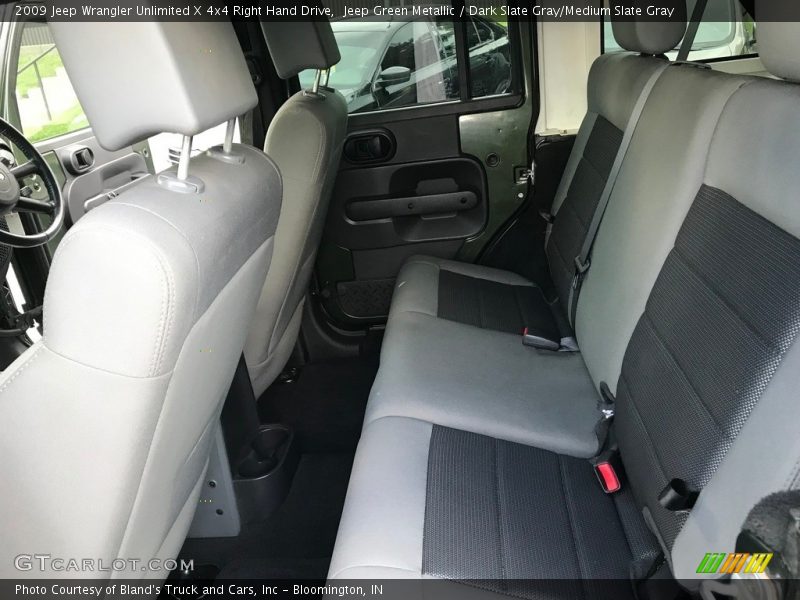 Jeep Green Metallic / Dark Slate Gray/Medium Slate Gray 2009 Jeep Wrangler Unlimited X 4x4 Right Hand Drive