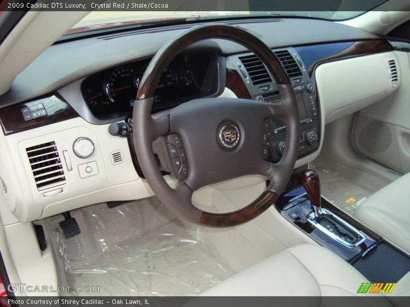 Crystal Red / Shale/Cocoa 2009 Cadillac DTS Luxury
