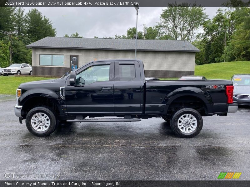 Agate Black / Earth Gray 2019 Ford F250 Super Duty XLT SuperCab 4x4