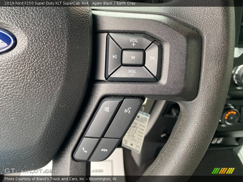 Agate Black / Earth Gray 2019 Ford F250 Super Duty XLT SuperCab 4x4
